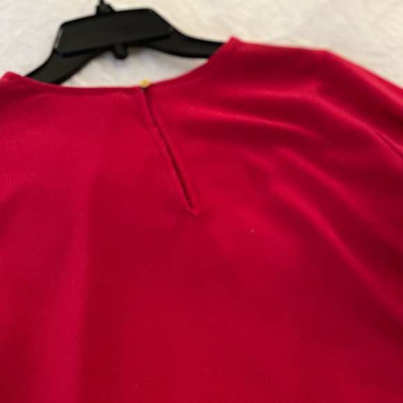 Michael Kors Vibrant Red Blouse - Picture 4 of 5